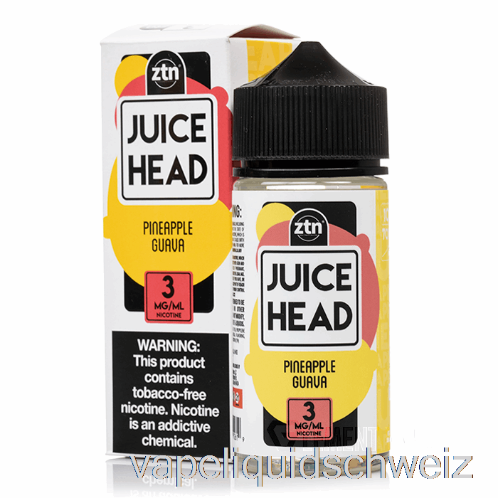 Ananas-Guave - Saftkopf - 100 Ml 0 Mg Vape Schweiz